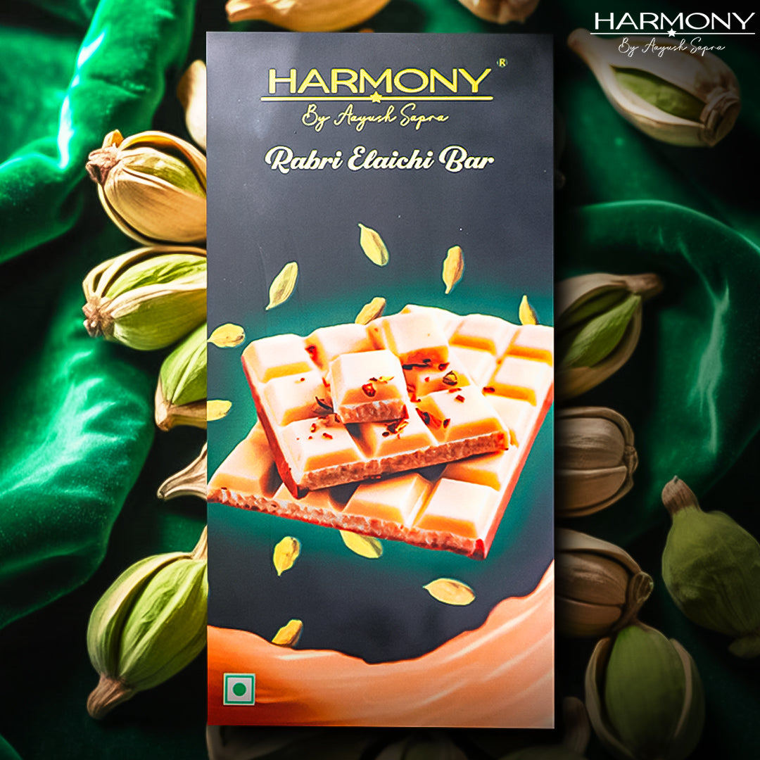 Harmony Rabri Elachi Bar – Harmony Chocolates by Aayush Sapra