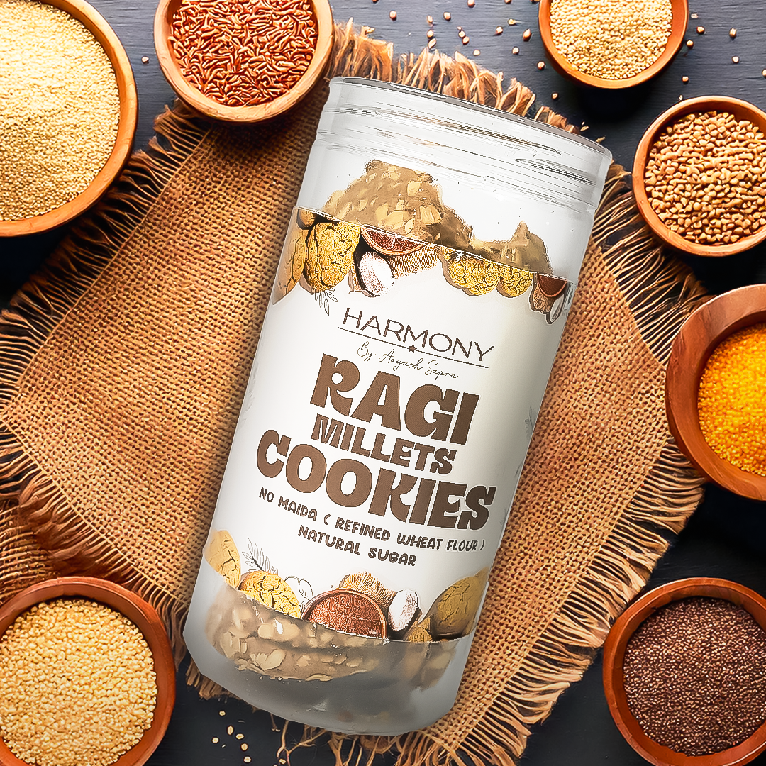 Harmony Ragi Millets & Oats Cookies